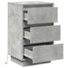 Dulap de noapte Gri din beton 39 x 34,5 x 65 cm Lemn compozit - WALTI WALTI