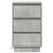 Dulap de noapte Gri din beton 39 x 34,5 x 65 cm Lemn compozit - WALTI WALTI