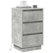Dulap de noapte Gri din beton 39 x 34,5 x 65 cm Lemn compozit - WALTI WALTI