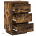 Dulap de noapte Stejar fumuriu 39 x 34,5 x 65 cm Lemn compozit - WALTI WALTI