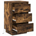 Dulap de noapte Stejar fumuriu 39 x 34,5 x 65 cm Lemn compozit - WALTI WALTI