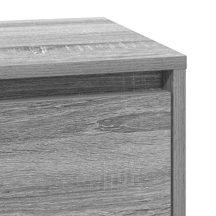 Dulap de noapte cu sertar Gri 39 x 34,5 x 65 cm Lemn compozit - WALTI WALTI