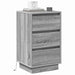 Dulap de noapte cu sertar Gri 39 x 34,5 x 65 cm Lemn compozit - WALTI WALTI