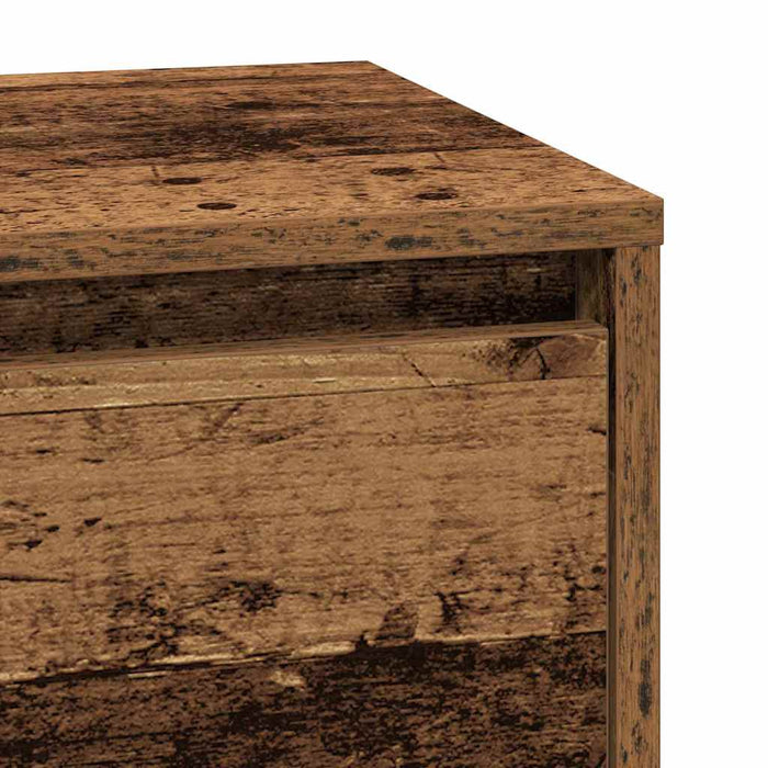 Dulap de noapte Lemn vechi 39 x 34,5 x 65 cm Lemn compozit - WALTI WALTI