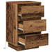 Dulap de noapte Lemn vechi 39 x 34,5 x 65 cm Lemn compozit - WALTI WALTI