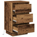 Dulap de noapte Lemn vechi 39 x 34,5 x 65 cm Lemn compozit - WALTI WALTI