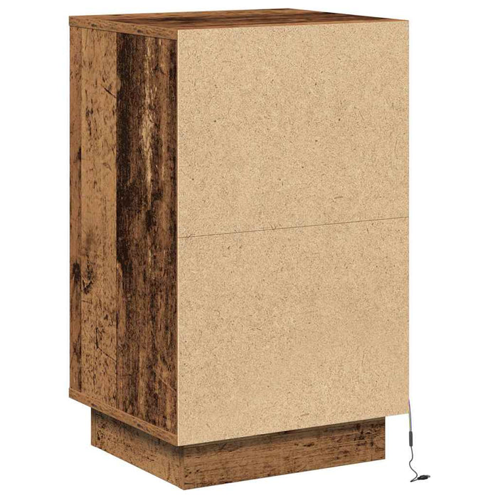 Dulap de noapte Lemn vechi 39 x 34,5 x 65 cm Lemn compozit - WALTI WALTI