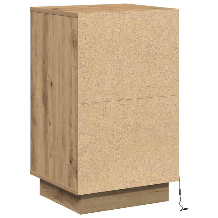 Dulap de noapte cu sertar Stejar Artizanal 39 x 34,5 x 65 cm - WALTI WALTI