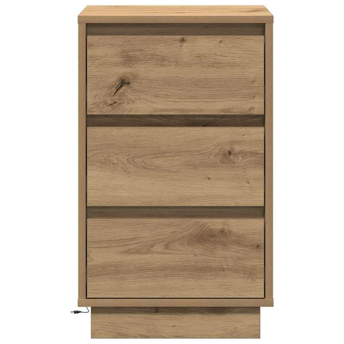 Dulap de noapte cu sertar Stejar Artizanal 39 x 34,5 x 65 cm - WALTI WALTI