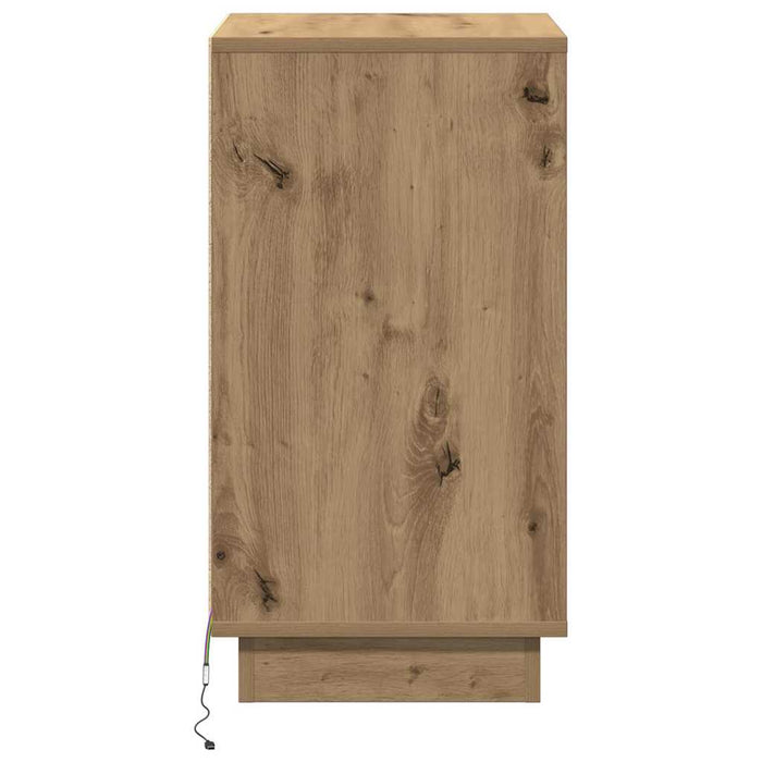 Dulap de noapte cu sertar Stejar Artizanal 39 x 34,5 x 65 cm - WALTI WALTI