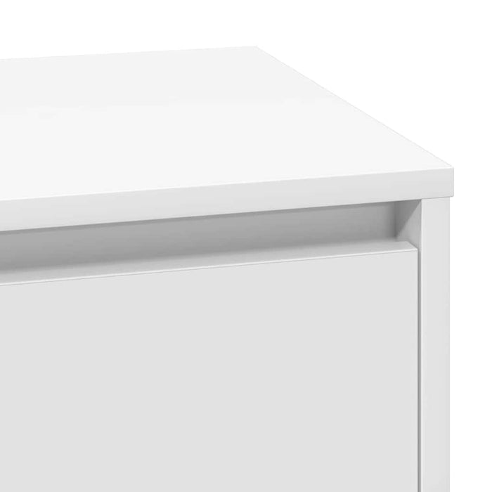 Dulap de noapte cu sertar Alb 71 x 34,5 x 75 cm Lemn compozit - WALTI WALTI