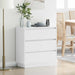 Dulap de noapte cu sertar Alb 71 x 34,5 x 75 cm Lemn compozit - WALTI WALTI