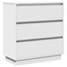 Dulap de noapte cu sertar Alb 71 x 34,5 x 75 cm Lemn compozit - WALTI WALTI