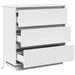 Dulap de noapte cu sertar Alb 71 x 34,5 x 75 cm Lemn compozit - WALTI WALTI