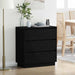 Dulap de noapte Stejar Negru 71 x 34,5 x 75 cm Lemn compozit - WALTI WALTI