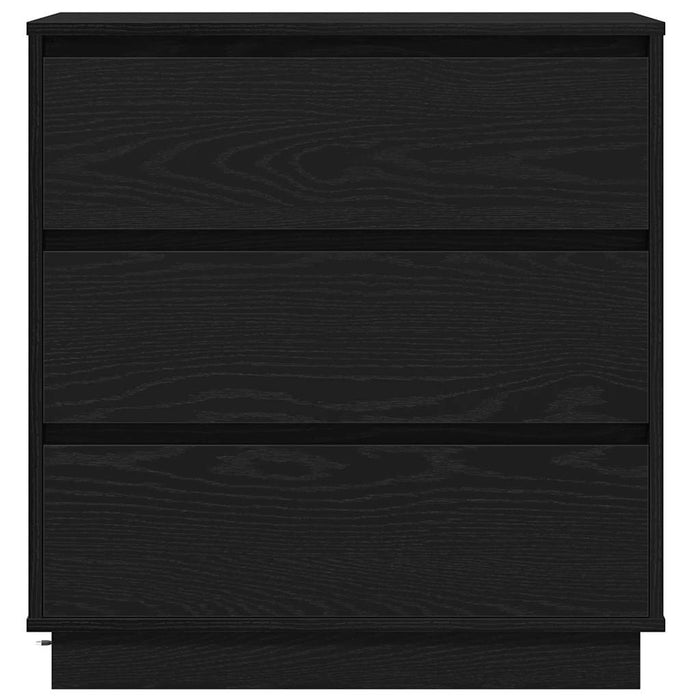 Dulap de noapte Stejar Negru 71 x 34,5 x 75 cm Lemn compozit - WALTI WALTI