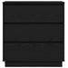 Dulap de noapte Stejar Negru 71 x 34,5 x 75 cm Lemn compozit - WALTI WALTI