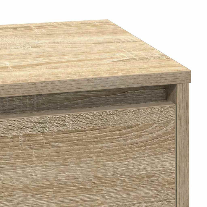 Dulap de noapte Stejar Sonoma 71 x 34,5 x 75 cm Lemn compozit - WALTI WALTI