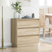 Dulap de noapte Stejar Sonoma 71 x 34,5 x 75 cm Lemn compozit - WALTI WALTI