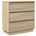 Dulap de noapte Stejar Sonoma 71 x 34,5 x 75 cm Lemn compozit - WALTI WALTI