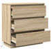 Dulap de noapte Stejar Sonoma 71 x 34,5 x 75 cm Lemn compozit - WALTI WALTI
