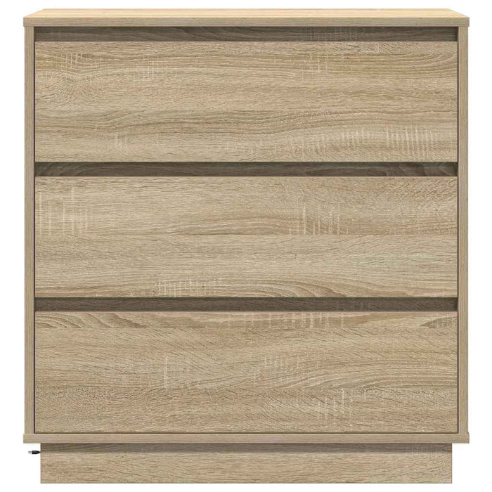 Dulap de noapte Stejar Sonoma 71 x 34,5 x 75 cm Lemn compozit - WALTI WALTI