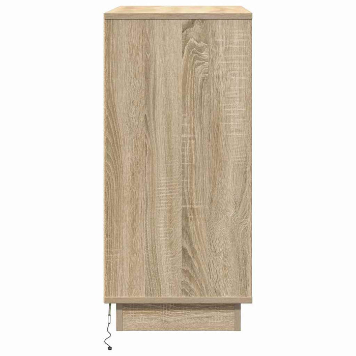 Dulap de noapte Stejar Sonoma 71 x 34,5 x 75 cm Lemn compozit - WALTI WALTI