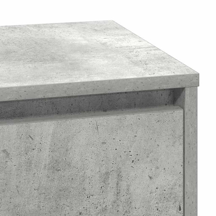Dulap de noapte Gri din beton 71 x 34,5 x 75 cm Lemn compozit - WALTI WALTI