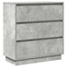 Dulap de noapte Gri din beton 71 x 34,5 x 75 cm Lemn compozit - WALTI WALTI