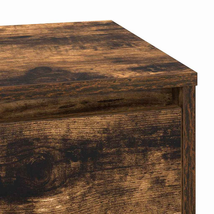 Dulap de noapte Stejar fumuriu 71 x 34,5 x 75 cm Lemn compozit - WALTI WALTI