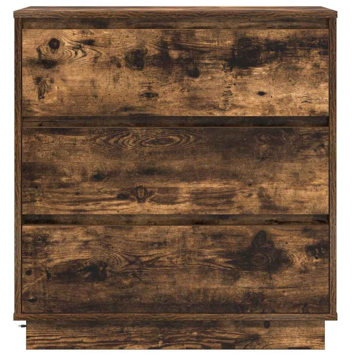Dulap de noapte Stejar fumuriu 71 x 34,5 x 75 cm Lemn compozit - WALTI WALTI