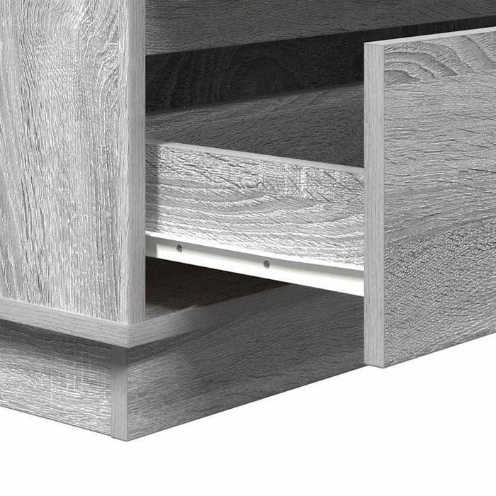 Dulap de noapte cu sertar Gri 71 x 34,5 x 75 cm Lemn compozit - WALTI WALTI