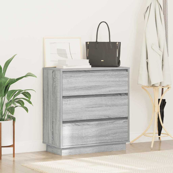 Dulap de noapte cu sertar Gri 71 x 34,5 x 75 cm Lemn compozit - WALTI WALTI