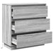 Dulap de noapte cu sertar Gri 71 x 34,5 x 75 cm Lemn compozit - WALTI WALTI