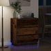 Dulap de noapte Lemn vechi 71 x 34,5 x 75 cm Lemn compozit - WALTI WALTI