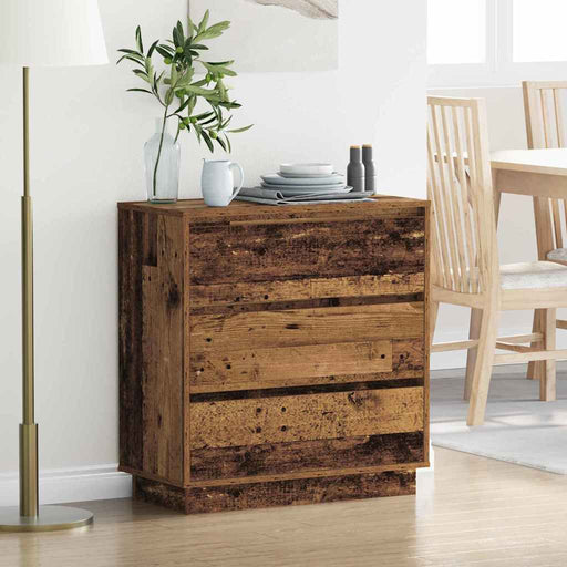 Dulap de noapte Lemn vechi 71 x 34,5 x 75 cm Lemn compozit - WALTI WALTI