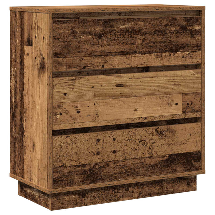 Dulap de noapte Lemn vechi 71 x 34,5 x 75 cm Lemn compozit - WALTI WALTI