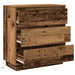 Dulap de noapte Lemn vechi 71 x 34,5 x 75 cm Lemn compozit - WALTI WALTI