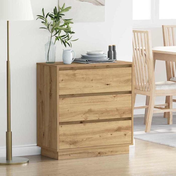 Dulap de noapte cu sertar Stejar Artizanal 71 x 34,5 x 75 cm - WALTI WALTI