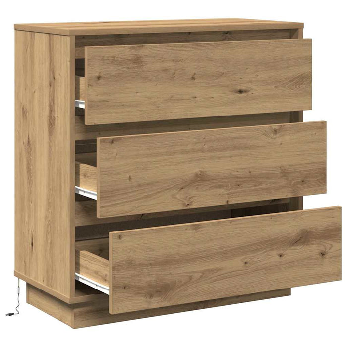 Dulap de noapte cu sertar Stejar Artizanal 71 x 34,5 x 75 cm - WALTI WALTI