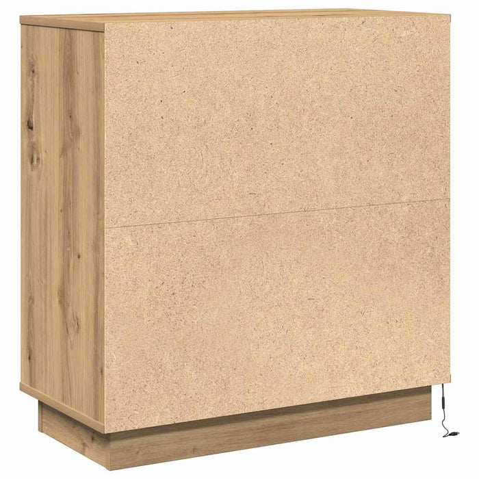 Dulap de noapte cu sertar Stejar Artizanal 71 x 34,5 x 75 cm - WALTI WALTI