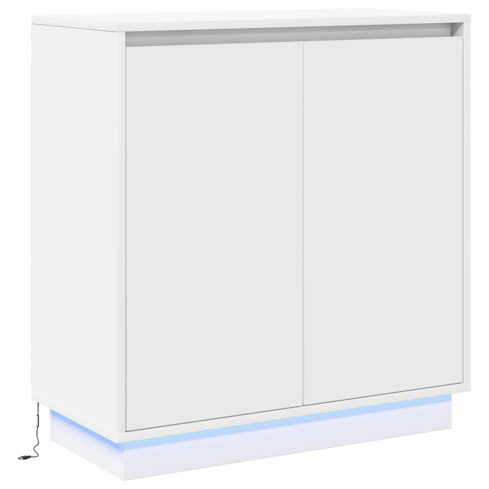 Bufet LED pentru Alb 71 x 34,5 x 75 cm Lemn compozit - WALTI WALTI