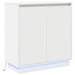 Bufet LED pentru Alb 71 x 34,5 x 75 cm Lemn compozit - WALTI WALTI