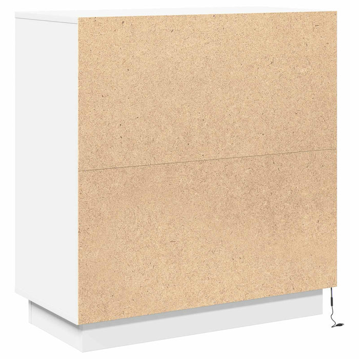 Bufet LED pentru Alb 71 x 34,5 x 75 cm Lemn compozit - WALTI WALTI