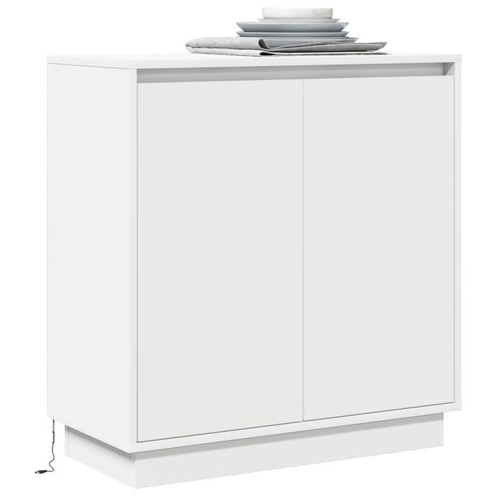 Bufet LED pentru Alb 71 x 34,5 x 75 cm Lemn compozit - WALTI WALTI