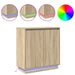 Bufet LED pentru Stejar Sonoma 71 x 34,5 x 75 cm Lemn compozit - WALTI WALTI