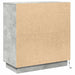 Bufet LED pentru Gri Beton 71 x 34,5 x 75 cm Lemn compozit - WALTI WALTI