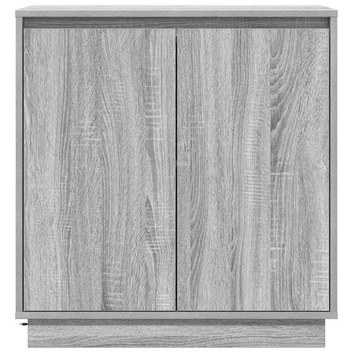 Bufet LED pentru Sonoma gri 71 x 34,5 x 75 cm Lemn compozit - WALTI WALTI