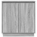 Bufet LED pentru Sonoma gri 71 x 34,5 x 75 cm Lemn compozit - WALTI WALTI