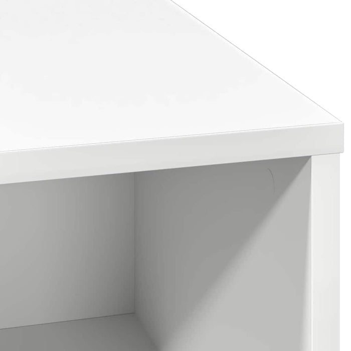 Bufet cu LED Alb 71 x 34.5 x 75 cm Lemn compozit - WALTI WALTI